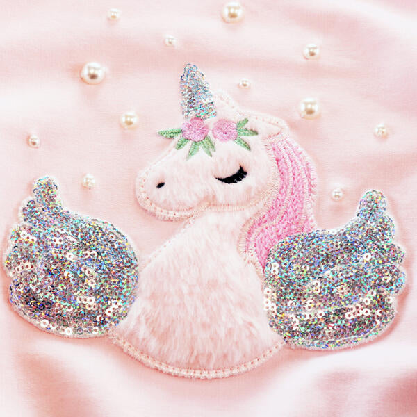 Unicorn Loungewear Set - Pink - doe a dear