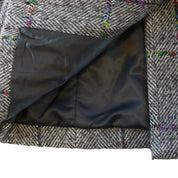 Herringbone Wooly Coat - Grey - doe a dear