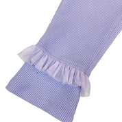Purple Ruffle Trim Pants - doe a dear