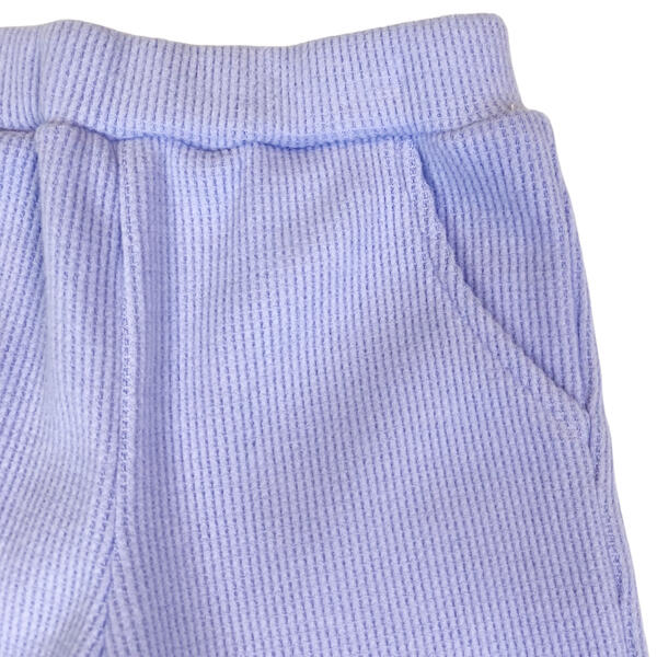 Purple Ruffle Trim Pants - doe a dear
