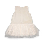 Embellished Ivory Fur Dress - doe a dear