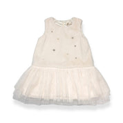 Embellished Ivory Fur Dress - doe a dear