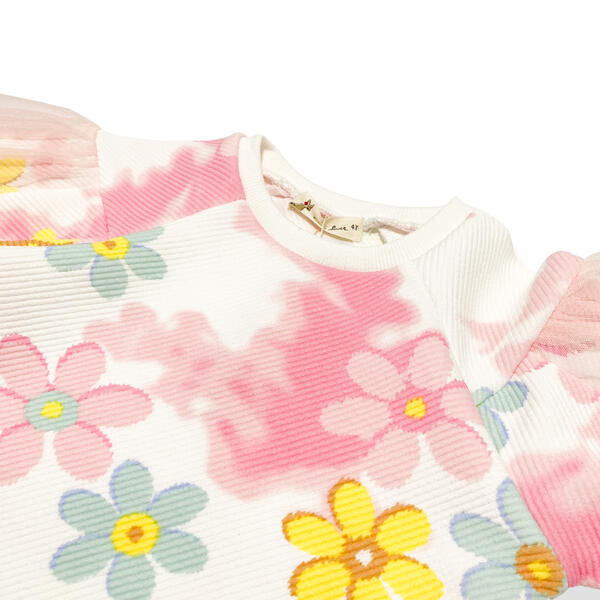 Floral Cloud Dye Sweater Dress - doe a dear