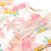 Floral Cloud Dye Sweater Dress - doe a dear