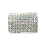 Blue Teddy & Bow Tweed Purse - doe a dear