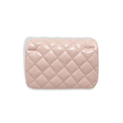 Pink Pearl Closure Quilted Purse - doe a dear