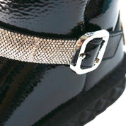 Bling Bling Strap Boot Black - doe a dear