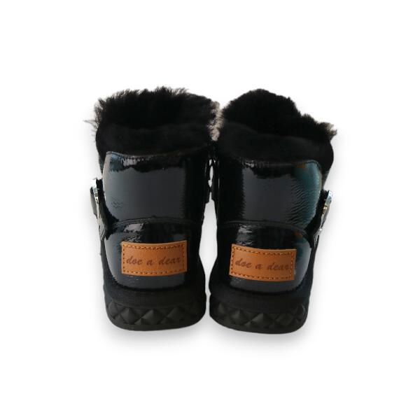 Bling Bling Strap Boot Black - doe a dear