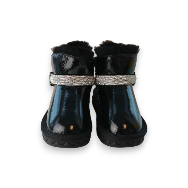 Bling Bling Strap Boot Black - doe a dear