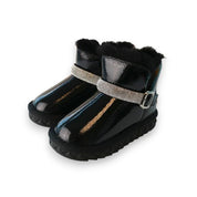 Bling Bling Strap Boot Black - doe a dear