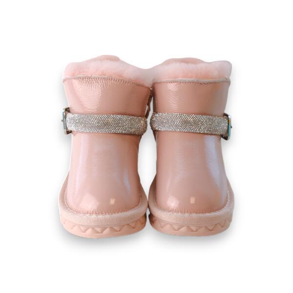 Bling Bling Strap Boot Pink - doe a dear