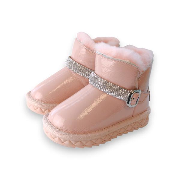 Bling Bling Strap Boot Pink - doe a dear