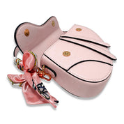 Pink Saddle Purse - doe a dear