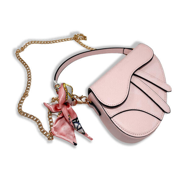Pink Saddle Purse - doe a dear