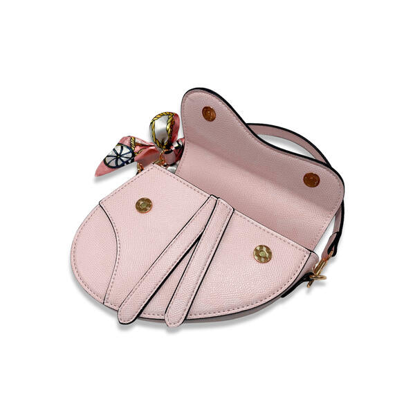Pink Saddle Purse - doe a dear