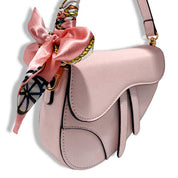 Pink Saddle Purse - doe a dear