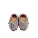 Bead Stone Flat Shoes - Pink