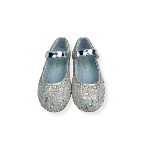 Clear Stone Flat Shoes in Blue - doe a dear