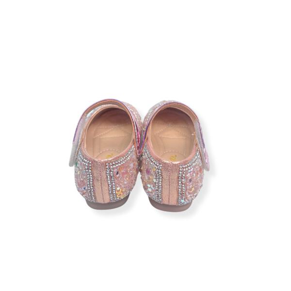 Clear Stone Flat Shoes in Pink - doe a dear