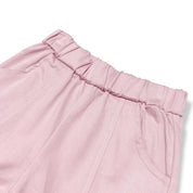 Pink Bow & Lace Split Hem Pants