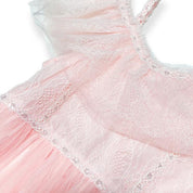 Pink Off Shoulder Lace Dress - doe a dear