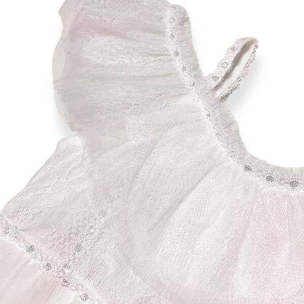 White Off Shoulder Lace Dress - doe a dear