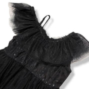 Black Off Shoulder Lace Dress - doe a dear