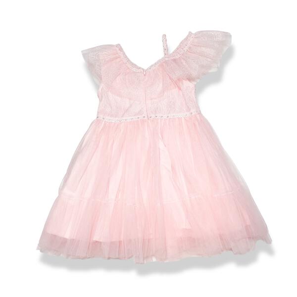 Pink Off Shoulder Lace Dress - doe a dear