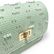 Pearls & Beads Tweed Purse - doe a dear