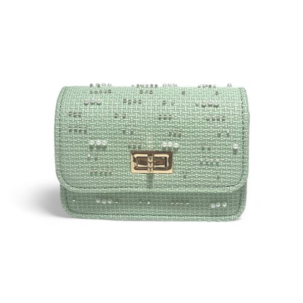 Pearls & Beads Tweed Purse - doe a dear