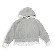 Lace Trim Hoodie - doe a dear