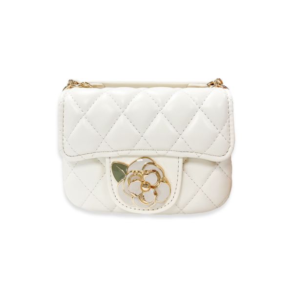 Floral Decor Quilted Purse - doe a dear