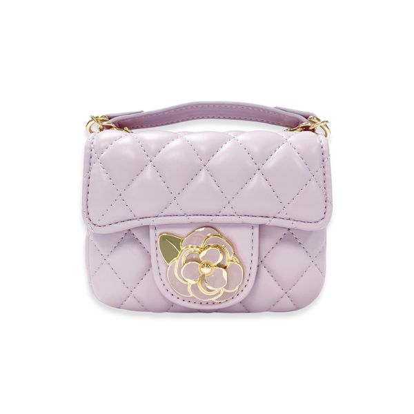 Floral Decor Quilted Purse - doe a dear