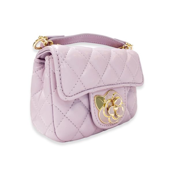 Floral Decor Quilted Purse - doe a dear