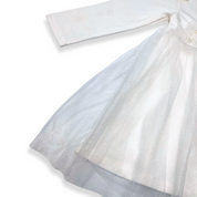 Pleat Applique Mesh Tulle Dress - doe a dear