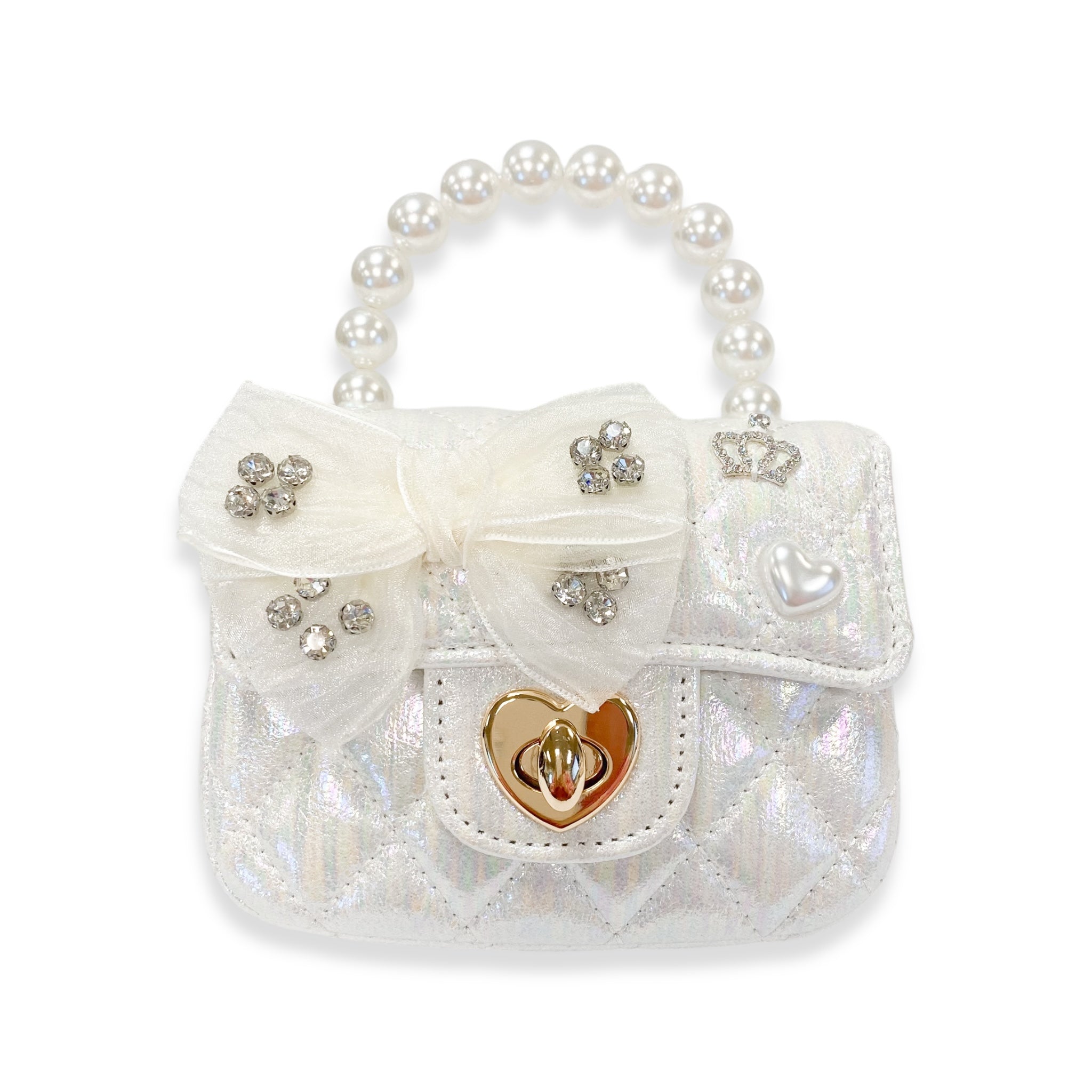 Princess Peony Purse -white - doe a dear