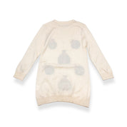 Ladybug Wooly Tunic Sweater - Ivory - doe a dear