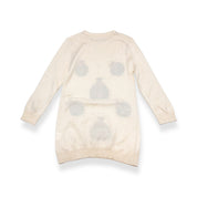 Ladybug Wooly Tunic Sweater - Ivory