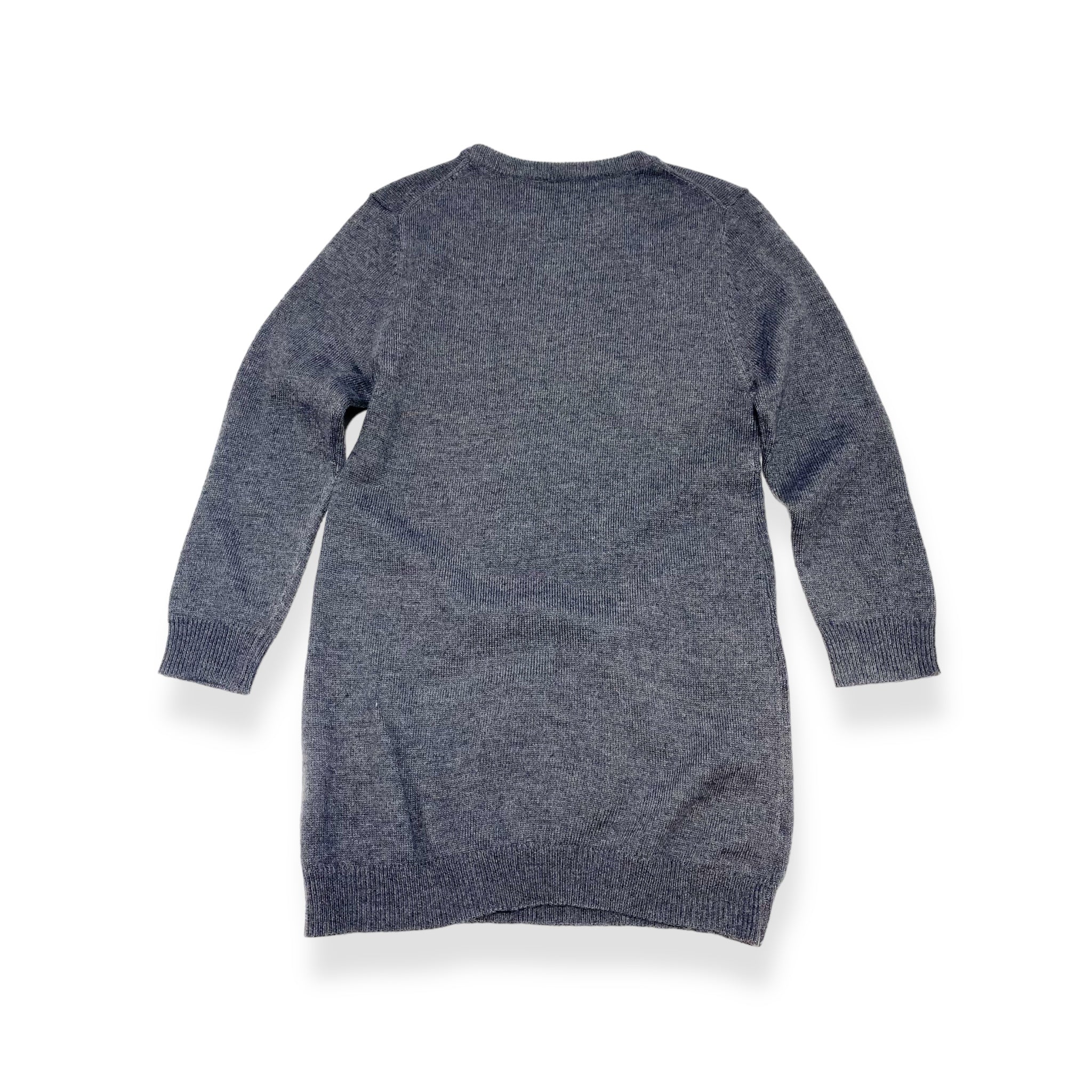 Ladybug Wooly Tunic Sweater -Grey - doe a dear