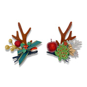 Reindeer Antlers Hair Clip - doe a dear