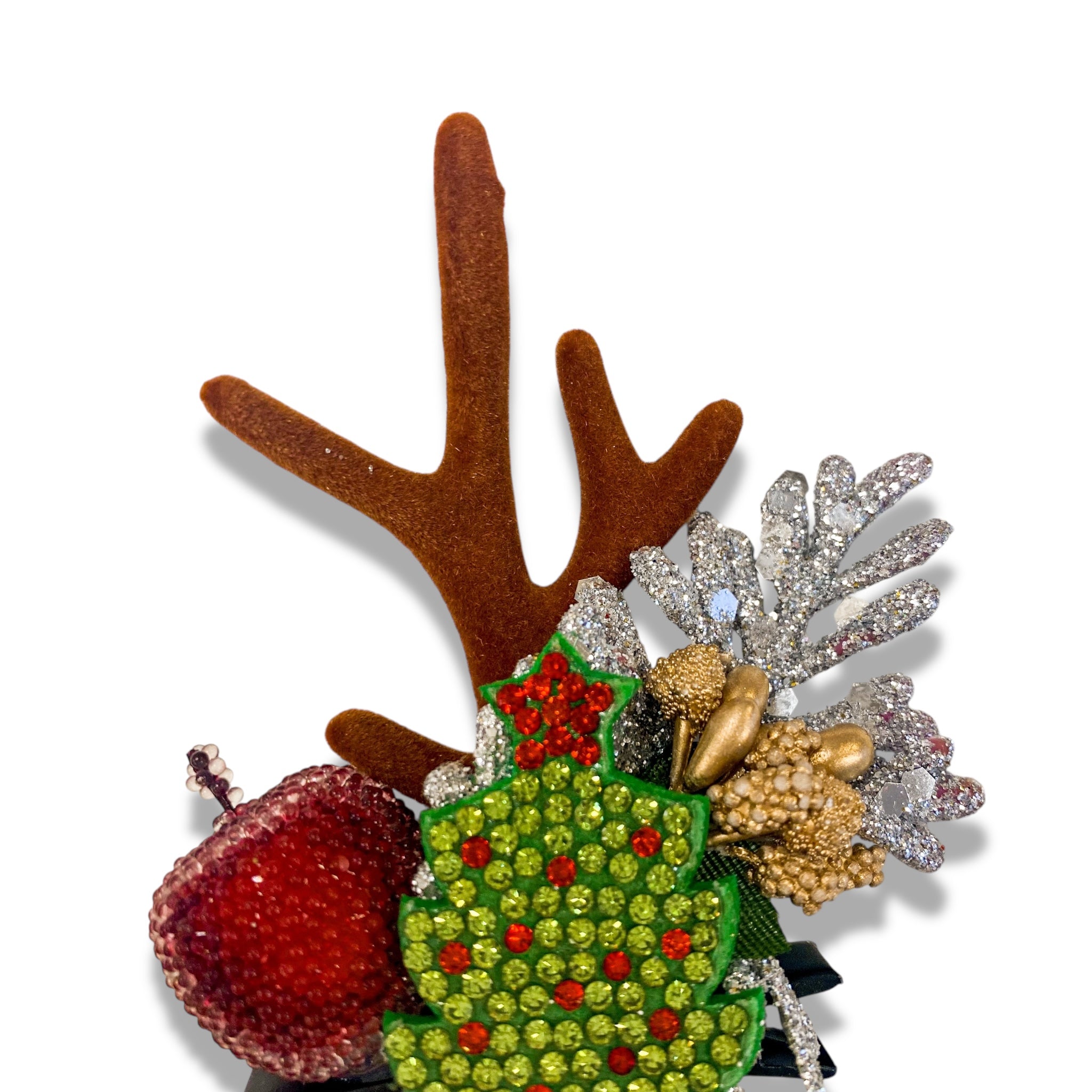 Reindeer Antlers Hair Clip - doe a dear