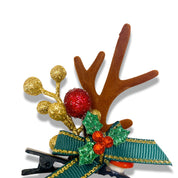 Reindeer Antlers Hair Clip - doe a dear