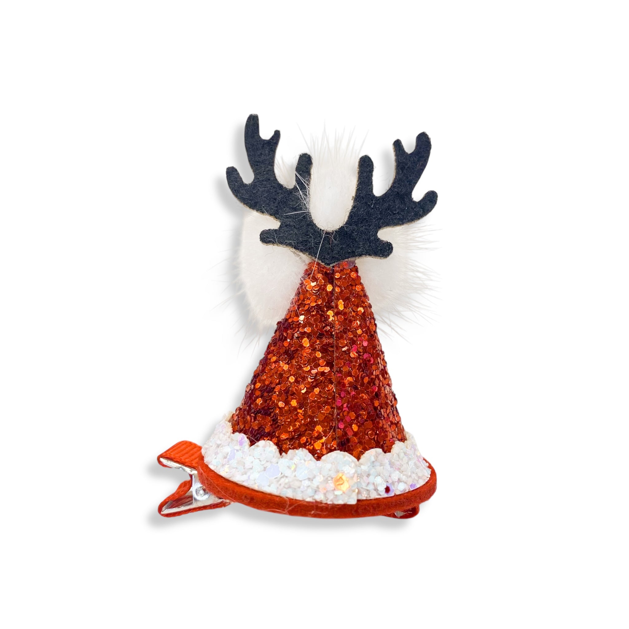 Reindeer Party Hat Hair Clip - doe a dear