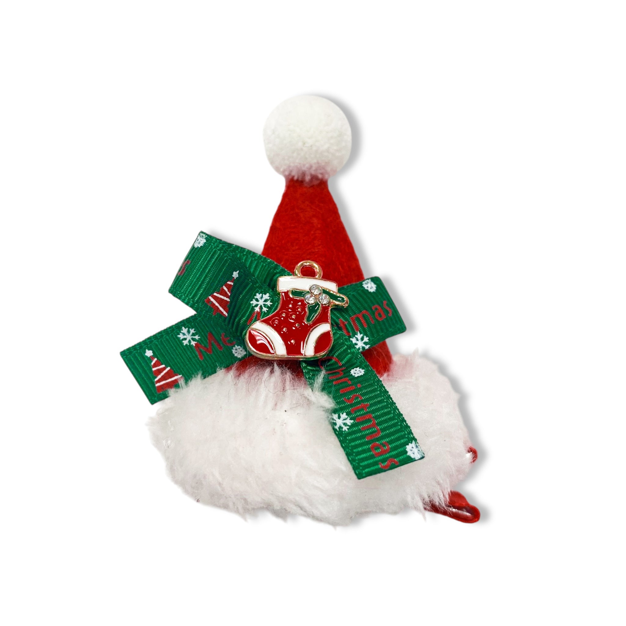 Stocking Party Hat Hair Clip - doe a dear