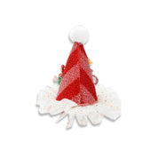 Merry Xmas Party Hat Hair Clip - doe a dear