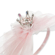 Princess Heart Crown Headband - PINK - doe a dear