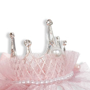 Tiara Mesh Hair Clip -pink - doe a dear