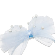 Pearl & Bow headband -blue - doe a dear