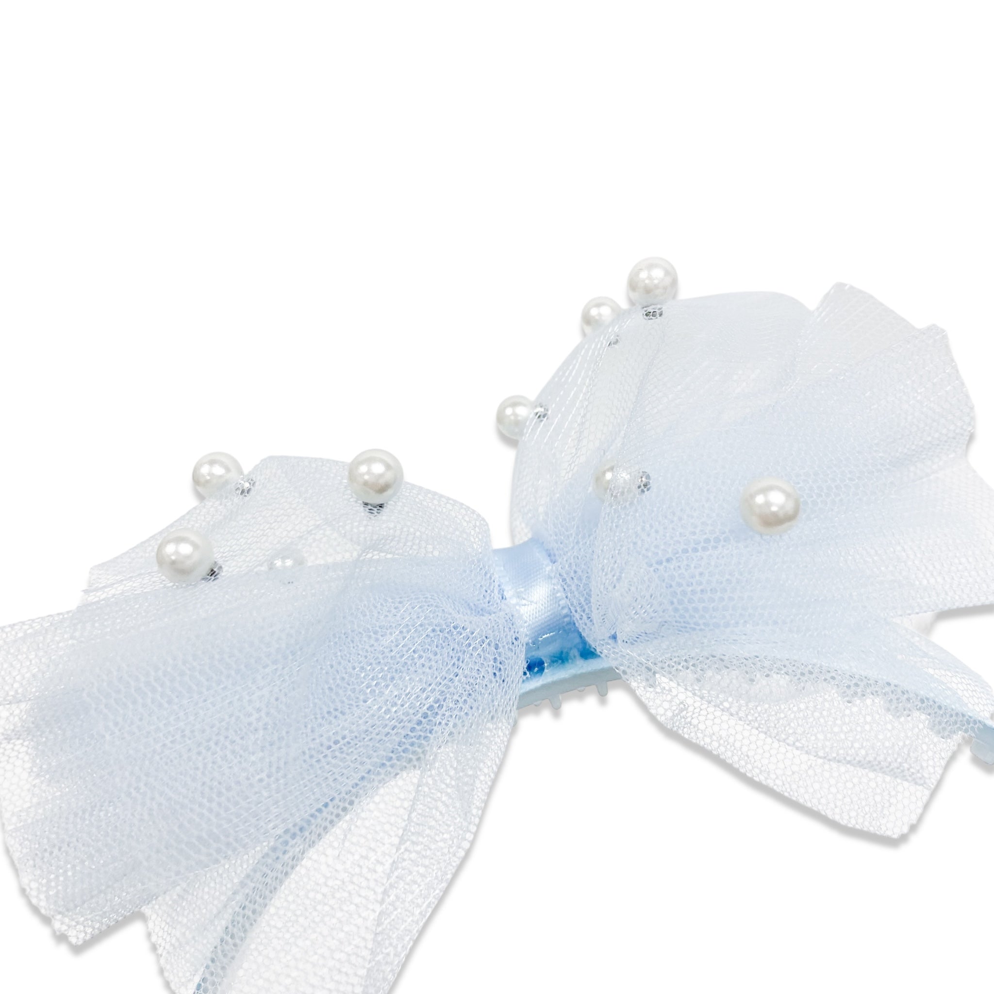 Pearl & Bow headband -blue - doe a dear