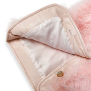 Leather Trimmed Faux Fur Vest - doe a dear